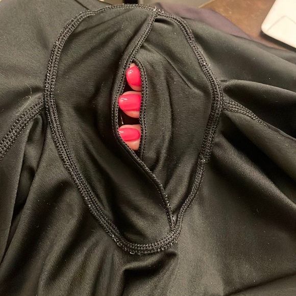 SPANX by Sara Blakey tank SHAPER BODYSUIT mid thigh BLACK Large - Picture 9 of 9